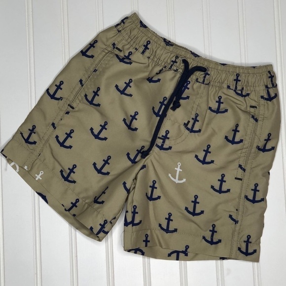 Hatley swim trunks with anchors, NWT, size 2 - Picture 1 of 5